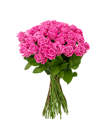 roze rozen boeket